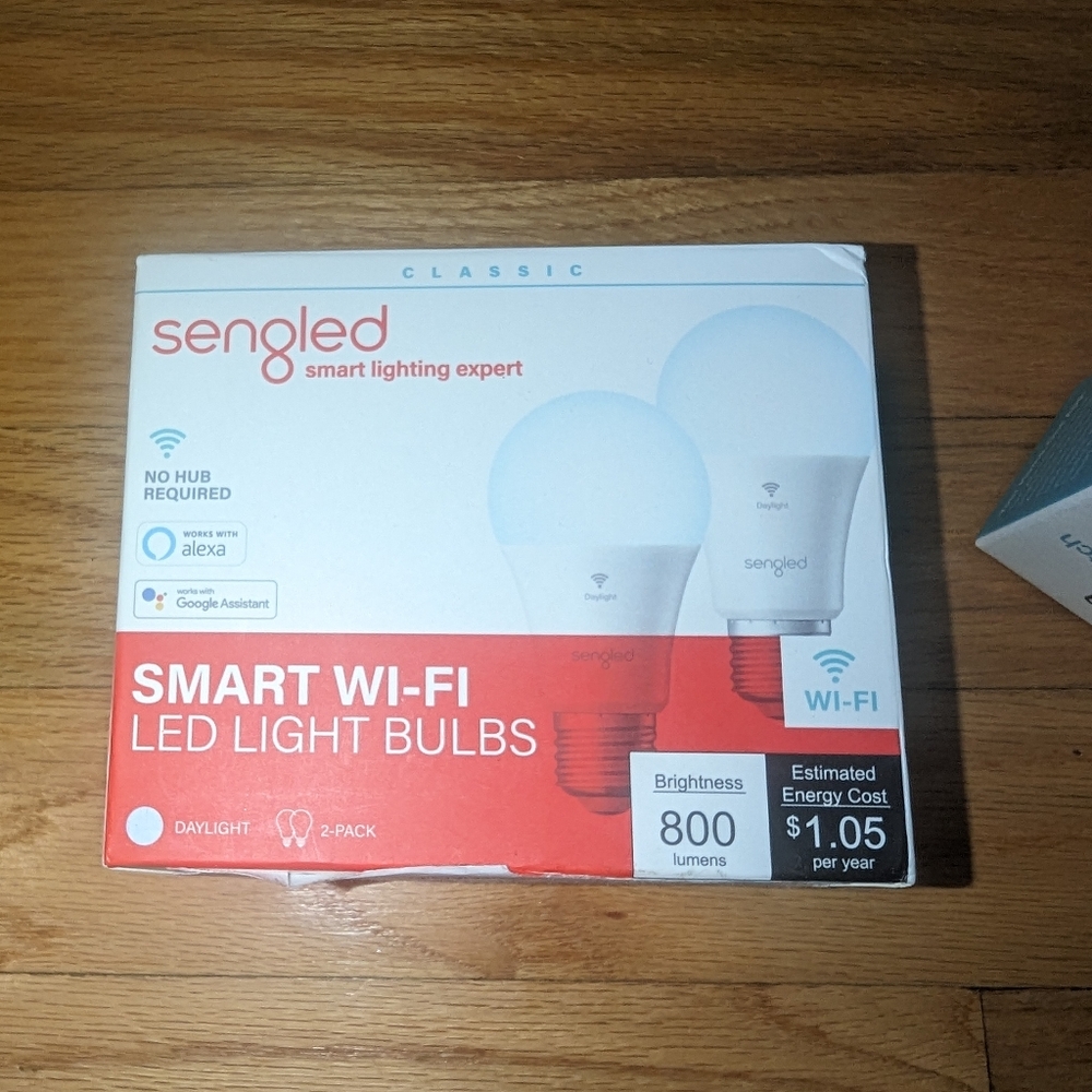 Sengled 800 Lumens Smart Led Light Bulb 2 Pack Model B11-N11 Used With Alexa